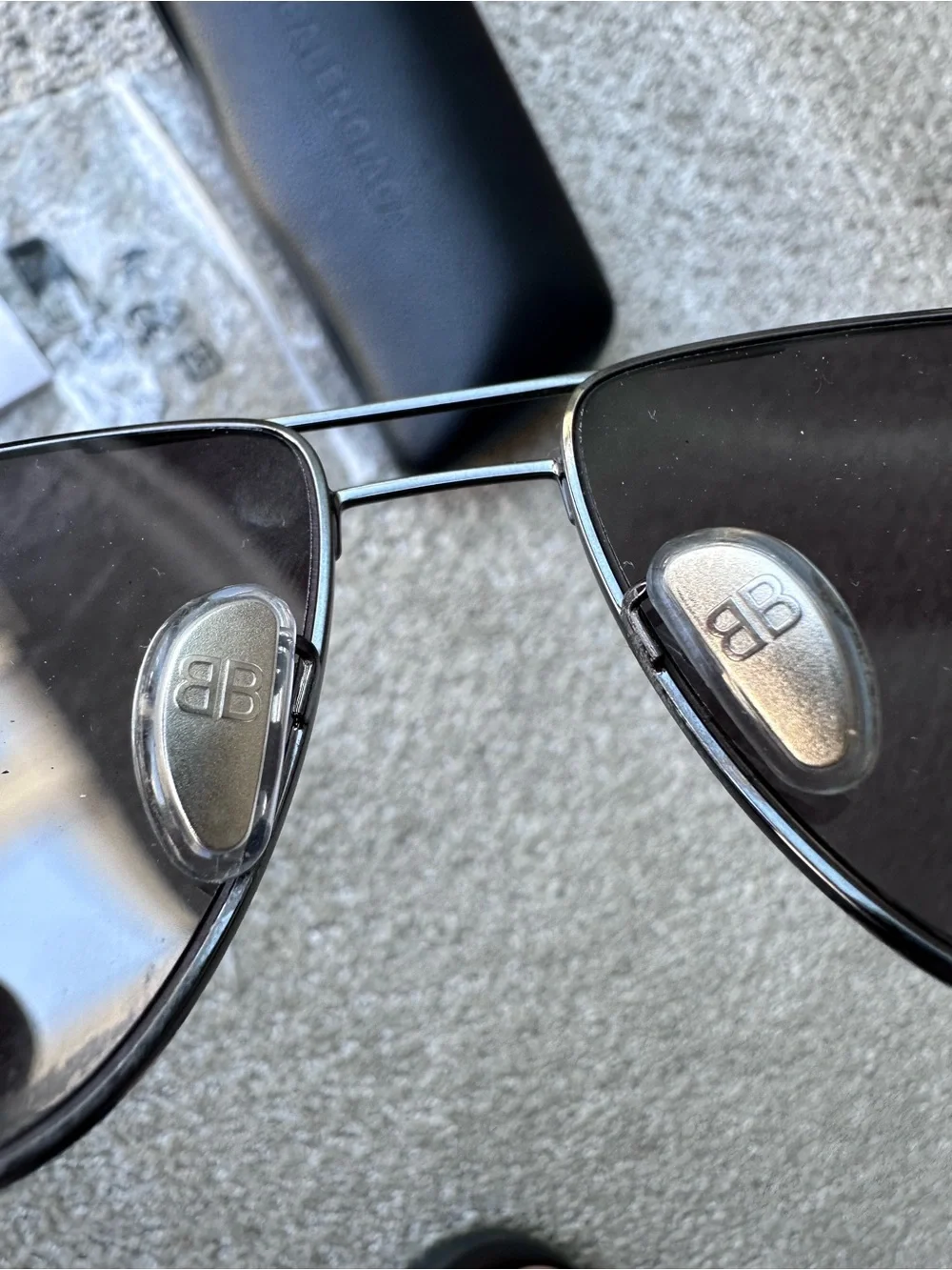 💄Balenciaga BB0115S Aviator Tinted Sunglasses w/ Tags UNISEX